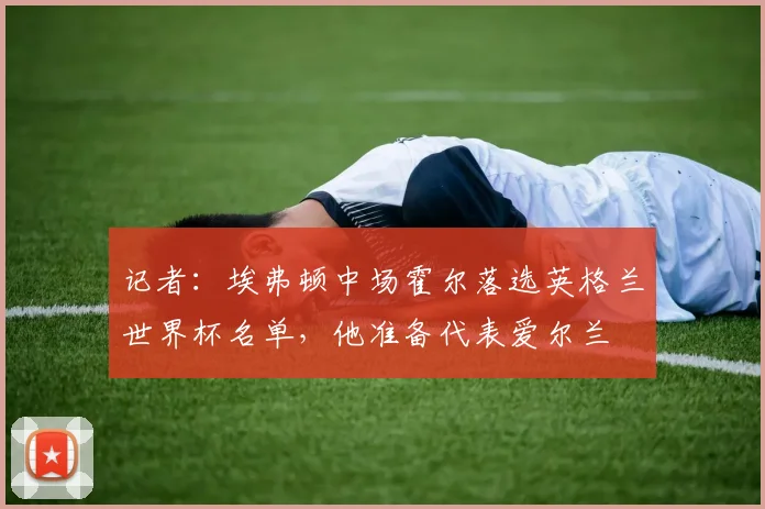 记者：埃弗顿中场霍尔落选英格兰世界杯名单，他准备代表爱尔兰
